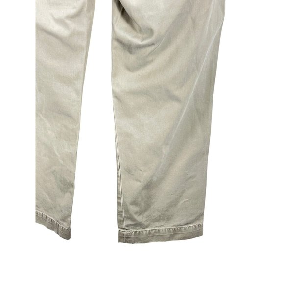 Polo Ralph Lauren Mens Preston Khaki Pants 33/32 Cotton Beige  Embroidered Logo - Picture 11 of 14